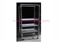 20tier 600x800m m Mesh Tray Stainless Steel Rack Trolley de secado