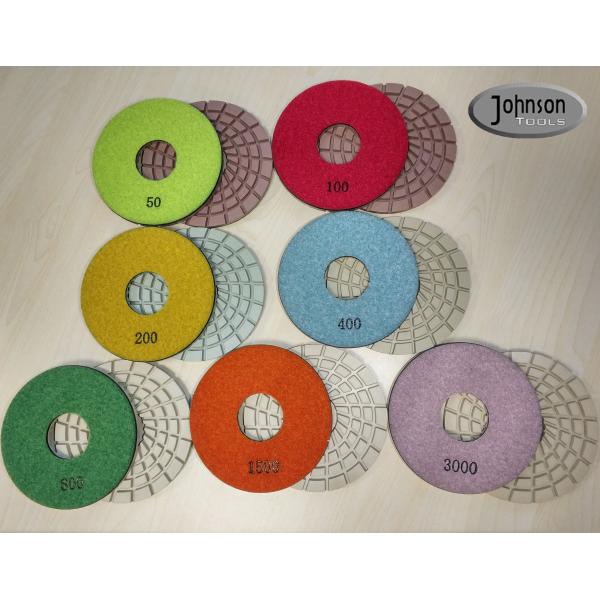5 inch Ceramic Bond Dry Diamond Polishing Pads for Concrete high Effective