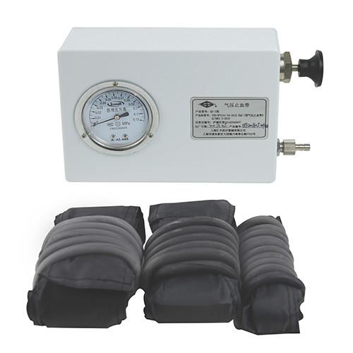Manual Pressure Hospital First Aid Equipment Pneumatic Tourniquet With Three Cuffs