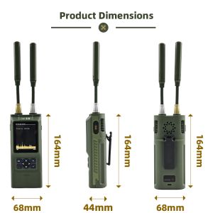 100MHz-8GHz Ultra-Wideband Handheld Drone Detector with Real-Time Video Capture and Precise Direction Finding