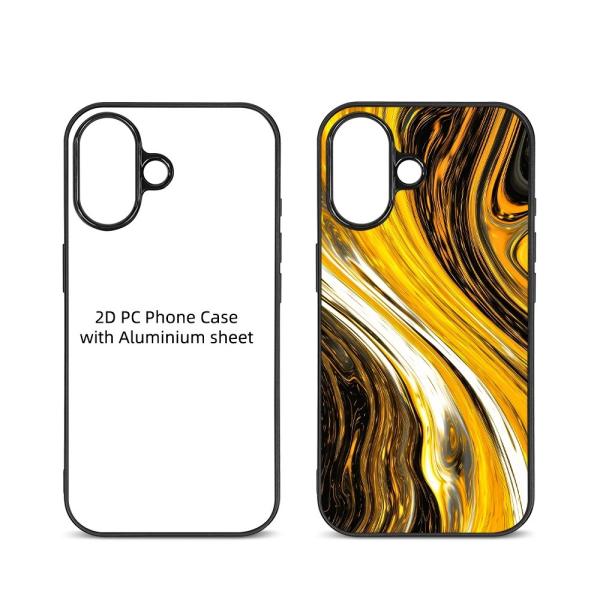 Sublimation Mobile Cover For Iphone 16 Pro Custom Printing 2D PC Blank Sublimation Phone Cases
