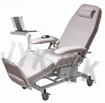 Fauteuils d'hôpital pliables et inclinables électriques pour phlébotomie, pour la prise de sang