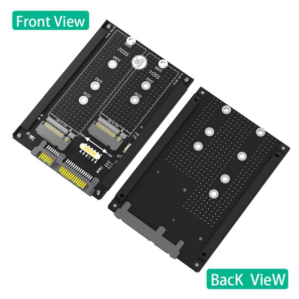 Dual M.2 B Key/B&M Key SSD to 2.5