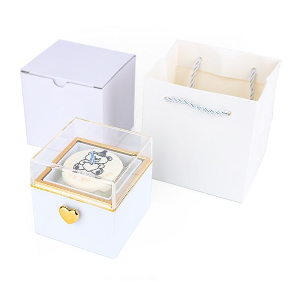 Brown Cardboard Gift Box Fold and Tuck Closure Custom Design