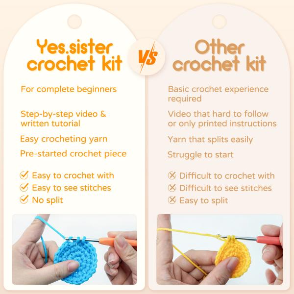Молочная хлопчатобумажная крошечная Львиная вязания DIY Kit Семь ремесла ручной вязания веселый комплект