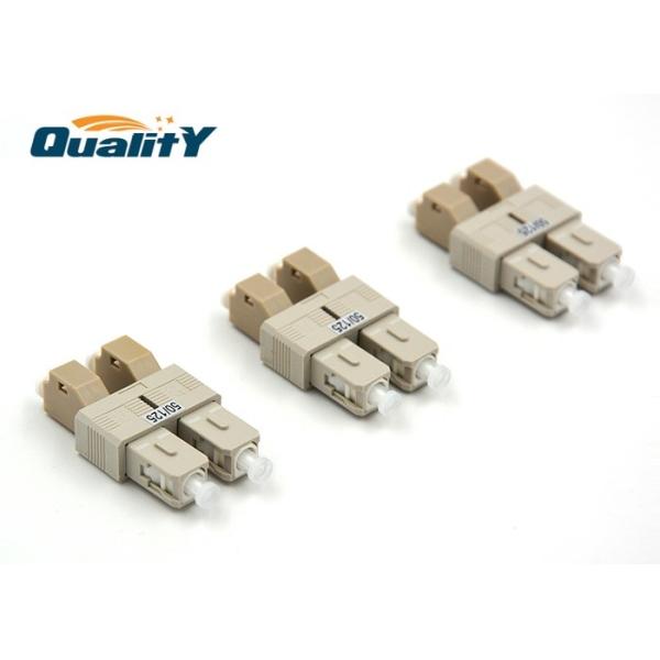 Multimode 50/125 Fiber Optic Adapter SC Male To LC Female Type Transverter
