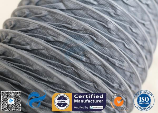 150mm Grey PVC Coated Fiber Glass Hose Fiberglass Flexible Air Ducting