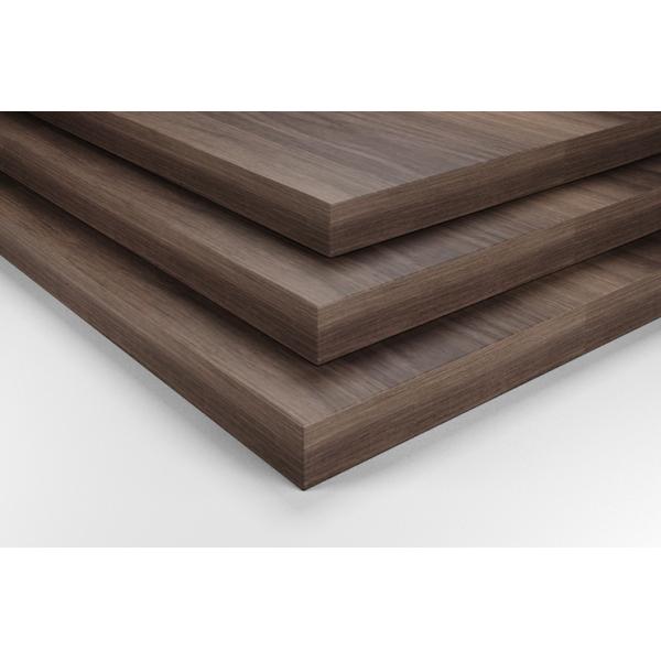 Gelaimei White Granite Top Walnut Laminate Short TV Stand With Drawers