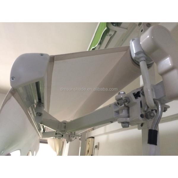Outdoor Balcony Sunshade Strong Motorized Open Retractable Awnings