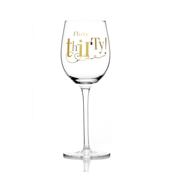 450ml Hand Blown Crystal Wine Goblets Classic With Vinyl Lettering