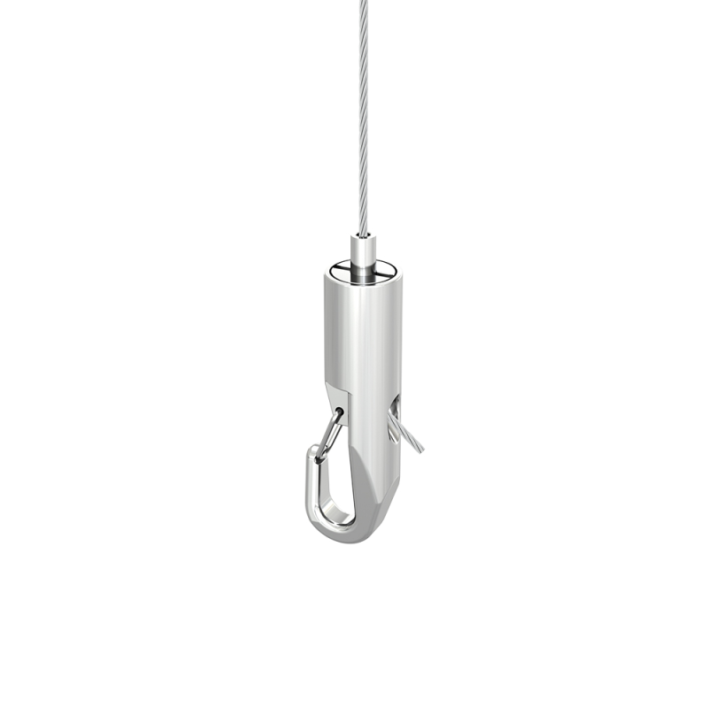Wire Rope Gripper Fastening Screw Helix Anchor Acoustic Panel Suspension Hardware Soundproof Plate Mounting Accessory