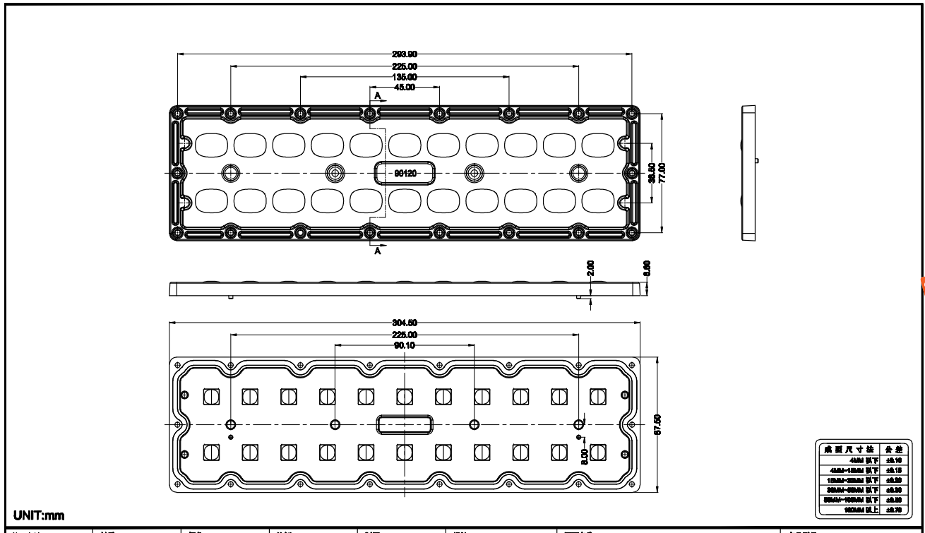 Объектив уличного фонаря объектива света потока СИД степени 90*120 SMD7070 22IN1 симметричный