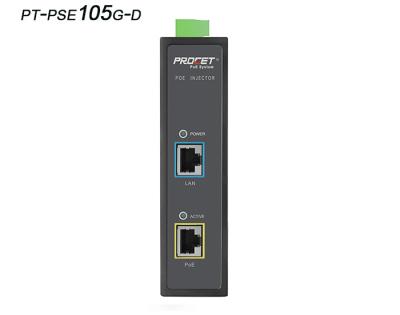 12V To 48V DC Input High Speed 10G AT PoE Injector 30 Watt
