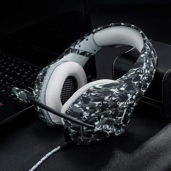 20000Hz Onikuma K1b Camouflage Gaming Headphones