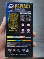 ODM 9H Privacy Anti Spy Tempered Glass Screen Protector AB Glue