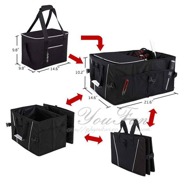 Foldable Car Trunk Organizer For Outdoor Picnic / Concert / Fishing
