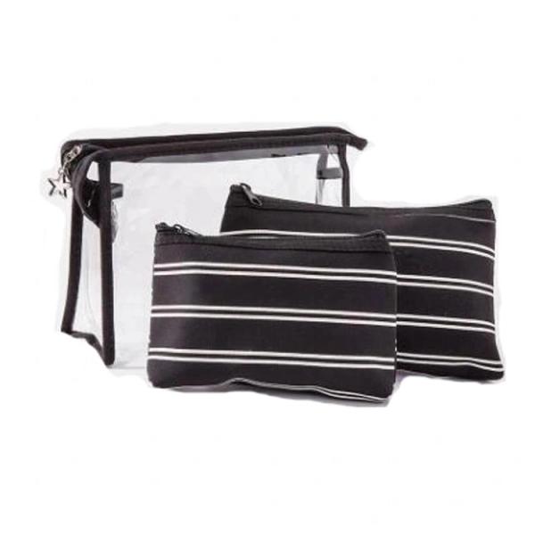 Zipper One Piece PVC Cosmetic Bag Organizer 21*13cm