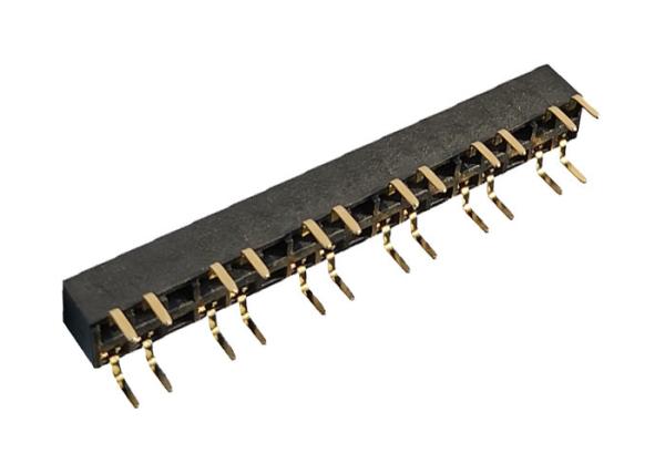 2.54mm Female 2×12P Dual Row Female Header 3A