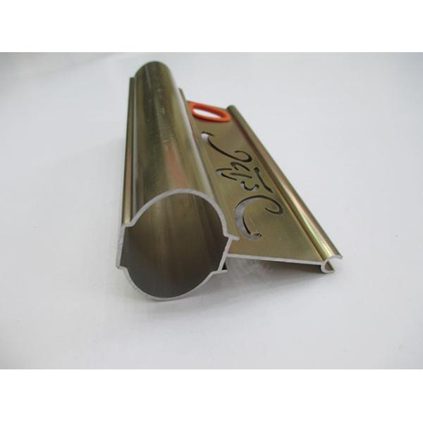 Gold Color Anodized Aluminum Extrusion Profiles For Household Drying Rack