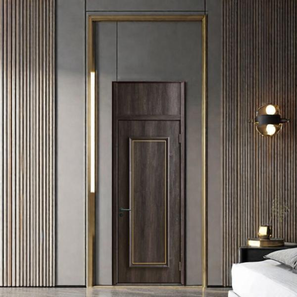 Portes creuses en WPC écologiques résistantes aux moisissures durables pour n'importe quelle pièce