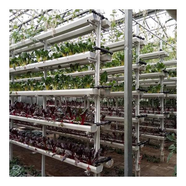 Customize PVC NFT hydroponic pipe for water planting tube in round rectangular shape