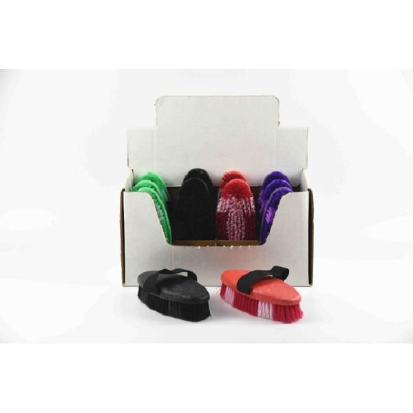 12 щетка набора 17*8км холить шоу лошади ПКС пластиковых с ручкой сформированной овалом