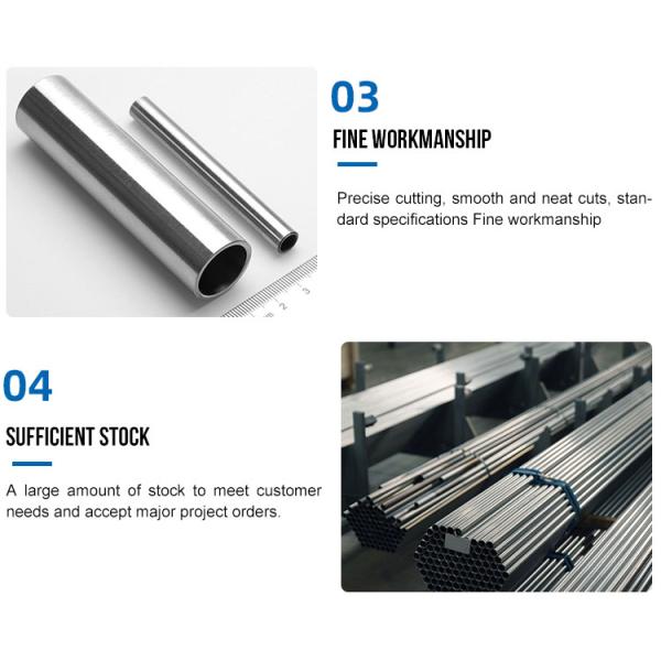 304 314 201 316 Round Stainless Steel Pipe SS Welded Pipe 2B 2K 4K Tube