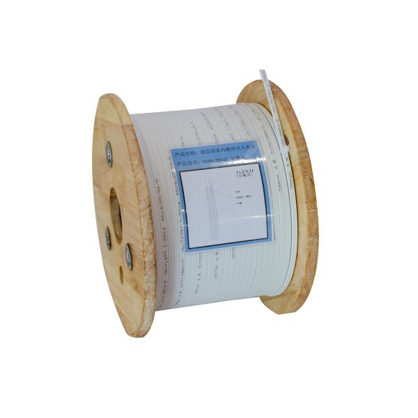 SM 3km 1 Core GJXH Single Core Fiber Optic Cable Steel Wire Strength Member