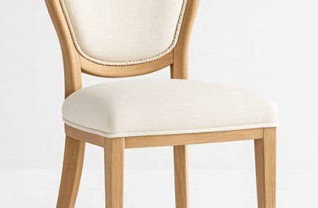 Oval Upholstered Back Dining Chair   CYC-072