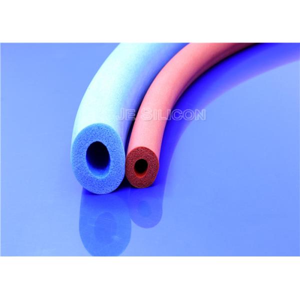 Durable Flexible Silicone Sponge Tube Extrusion Pipe Hoses Shore 10A-40A Hardness