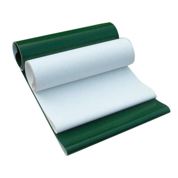 PVC Green Conveyor Belt for Tobacco Food Logistics 4 Ply