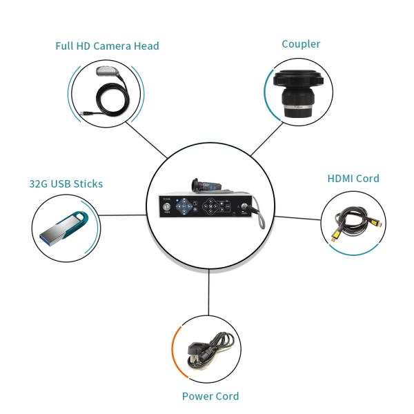 FHD Professional Medical Endoscope Camera For ENT Diagnosis & Injection Surgery