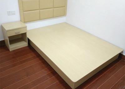 Customized Buget Hotel Contract Furniture Bed Melamine Laminated Board With PVC Edge