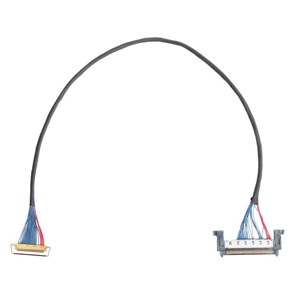 LVDS CABLE Micro Coaxial Connector 20453-230T-03 To FI-RE51CL 51Pin 0.5mm Pitch