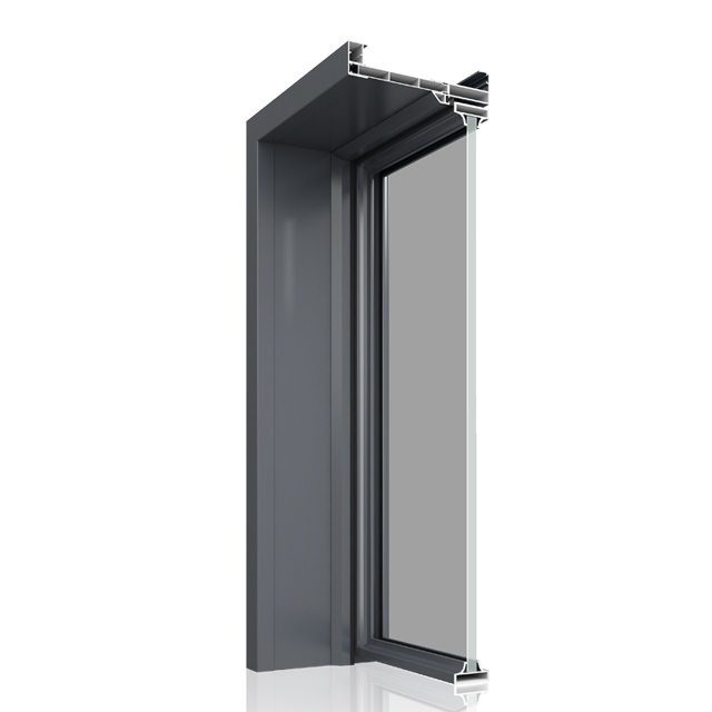 Ultra Slim Panel Frame Edge Versatile Aluminium Interior Swing Door 6063-T5