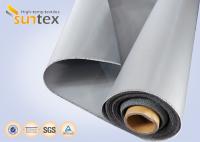 36 onças. Grey Silicone Coated Fiberglass Fabric de prata para coberturas isolantes removíveis à prova de fogo