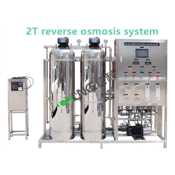 2TPH RO Water Treatment Equipment Purification Desalination System For Industries