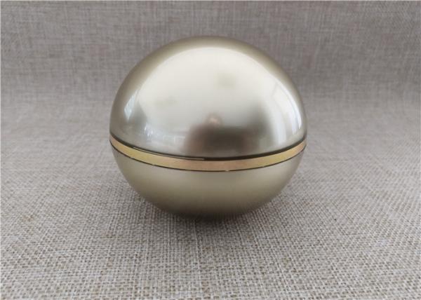 Spherical Acrylic Jars For Cosmetics PP / PE Material 100G 95 * 90MM