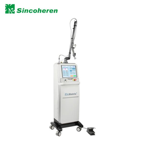 Dermatology CO2 Fractional Laser Machine 10600nm Built In Smoke Evacuation System