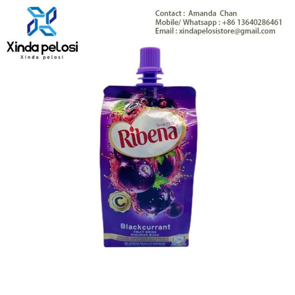 Настраиваемые пакеты Прозрачная алюминиевая фольга Подъемные пищевые пакеты для жидкой воды с вытяжной упаковкой