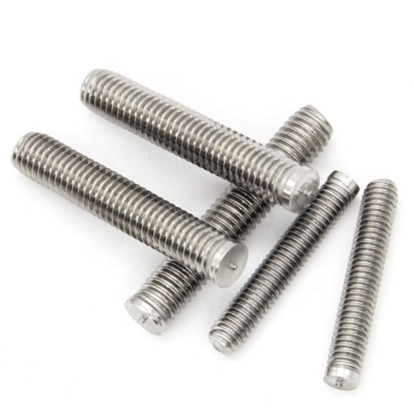 Stainless Steel Headless Stud Welding Screws With Plain Finish Pan Head Style