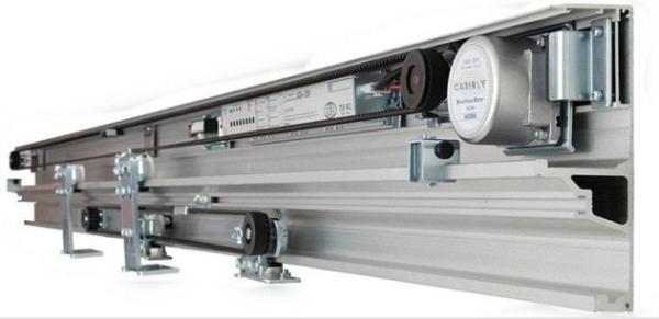 4 door leaf Telescopic Sliding Door , Shopping mall sliding exterior doors