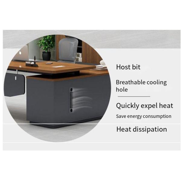 Деревянный компьютерный офисный стол L1600/1800*D1600*H750mm