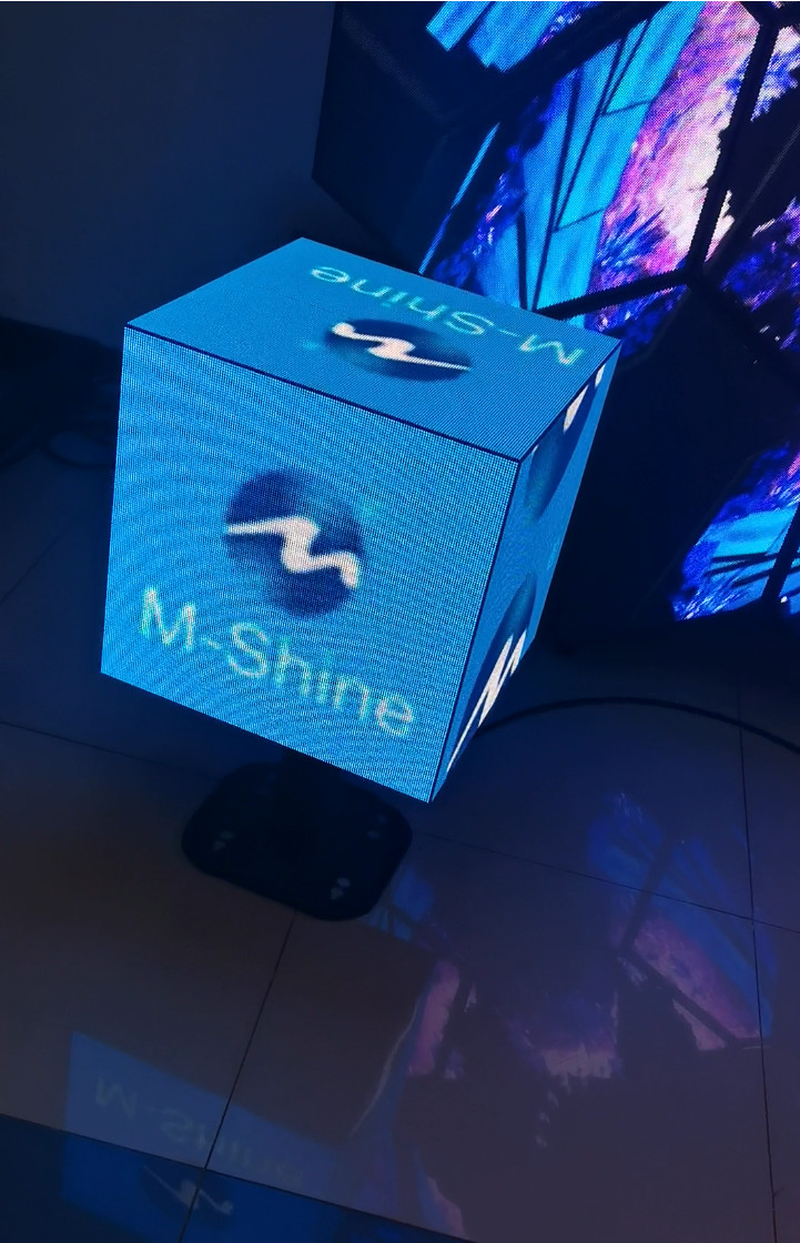 4K Cube Led Screen Высота разрешения Полный цвет Сцена Конференции Стадион Алюминиевый шкаф