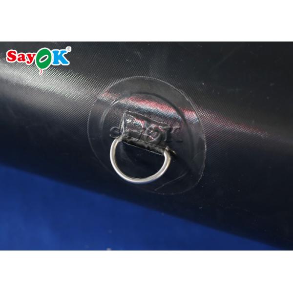 Раздувным на открытом воздухе киноэкран крупного плана экрана большим черным загерметизированный воздухом на центры науки 4.72x3.4m