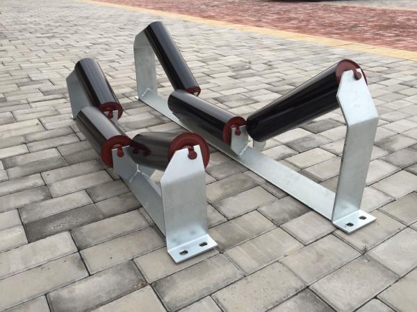 Strong Load 152mm Dia Conveyor Belt Tracking Idlers With 1045 Material
