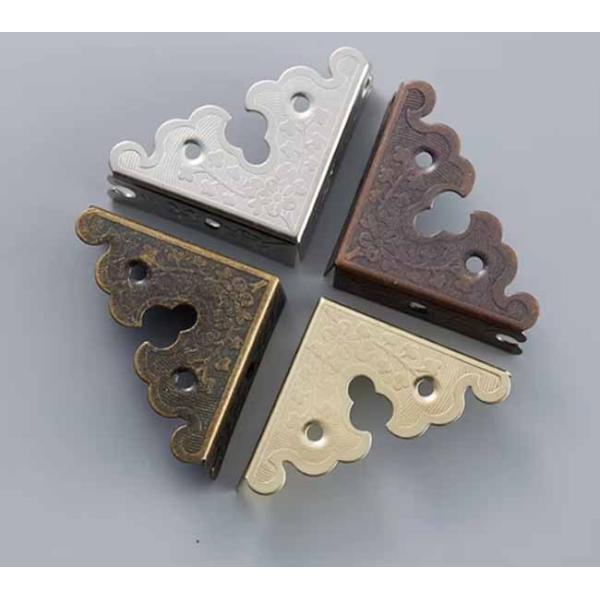 Wholesale Metal Protective Decorative Antique Corner for Wooden Gift Box Iron Table Protectors