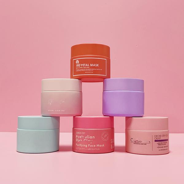 Bright Painting Matte White Frosted Cosmetic Jars 30ml 50ml 100ml