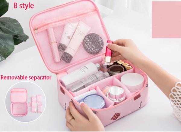 Web celebrity makeup bag girl small portable travel storage bag and cosmetic box with large capacity