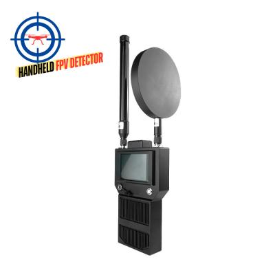 Detector de drones portátil 3KM FPV DJI 400MHz 2.4GHz 5.2G 5.8G Detecção portátil